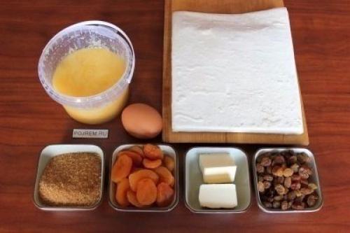 Пахлава из слоеного теста. 02