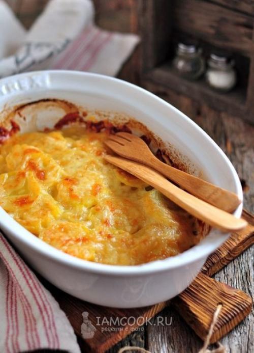 Курица под овощной шубой. 08