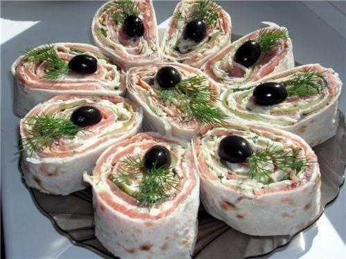 Закуски из лаваша. 02 Закуски из лаваша. 02