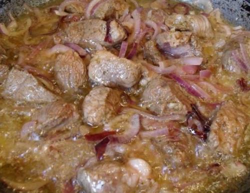 Оджахури.  Ингредиенты:   - Свинина - 400 г. 04