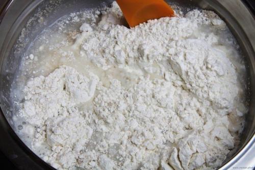 Чиабатта в духовке.  Ингредиенты: 01