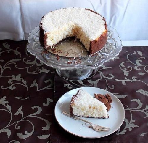 Кокосовый чизкейк с кусочками ананаса. 04