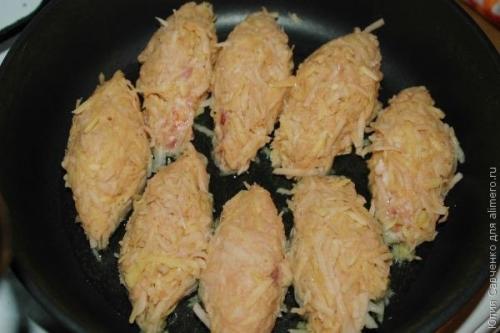 Картофельные зразы с мясным фаршем. 04