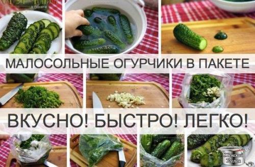 Идеальный рецепт малосольных огурчиков в пакете. Идеальный рецепт малосольных огурчиков в пакете.