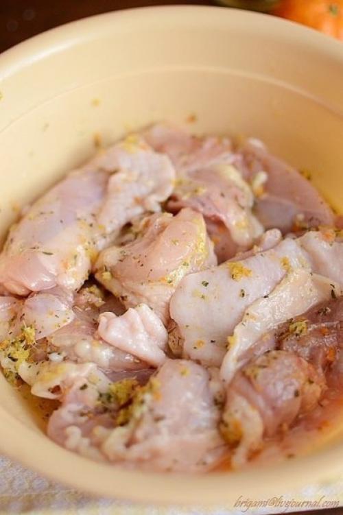 Курица с мандаринами. 03 Курица с мандаринами. 03