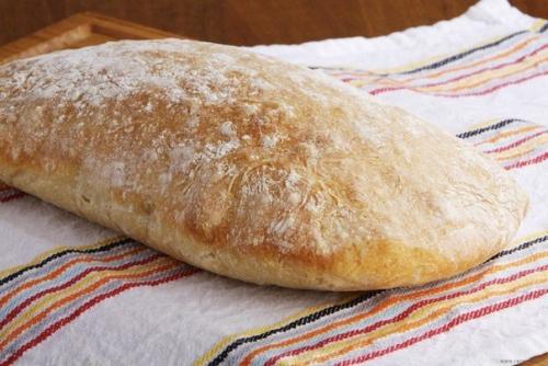 Чиабатта в духовке.  Ингредиенты: 07