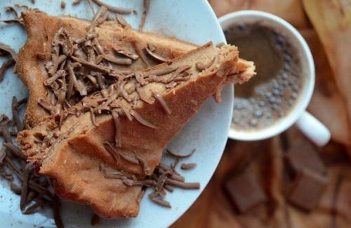 Шоколадно - творожная запеканка.