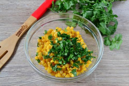 Салат Кукурузный мир. 04