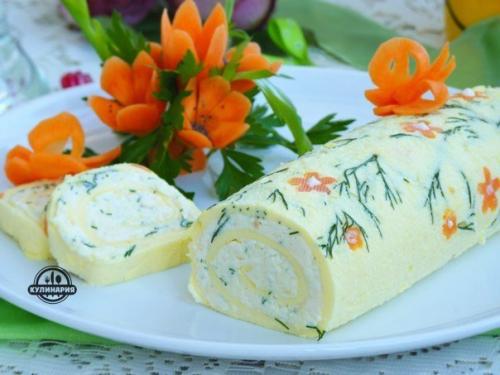 Нежнейший рулет Белоснежка. 08