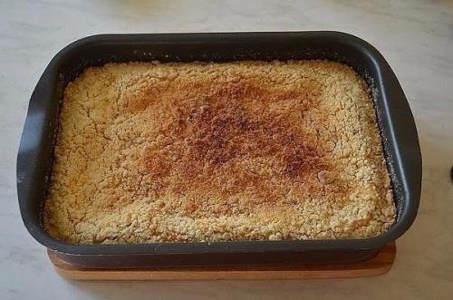 Песочный пирог с творогом. 03