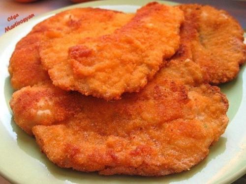 Рыбные шницели. Автор: Ольга Мартиросян.