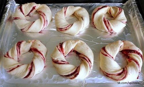 Клюквенные веночки. Ингредиенты. 08