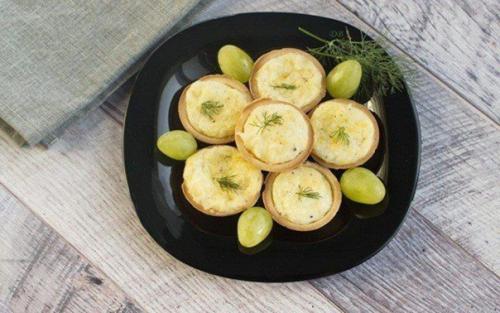 Тарталетки с сыром.