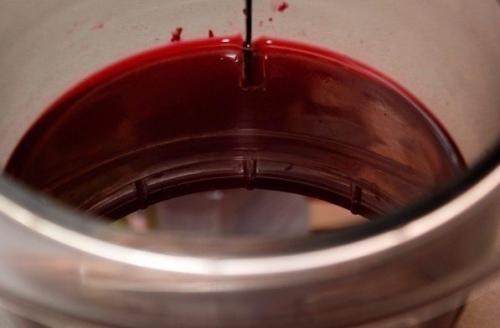 Клюквенный мусс с манкой. 02