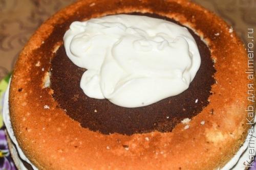 Шахматный торт в мультиварке. 07