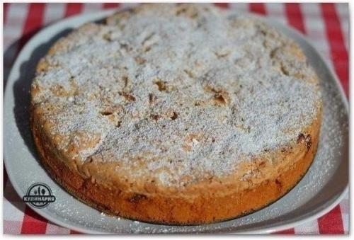 Ну очень вкусная шарлотка. 08