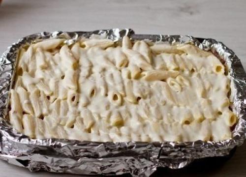 Запеканка по-неаполитански. Фактически эта запеканка - ленивая лазанья, в которой вместо специальных листов используются макароны. 08 Запеканка по-неаполитански. Фактически эта запеканка - ленивая лазанья, в которой вместо специальных листов используются макароны. 08