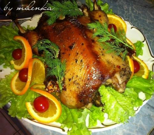 Утка с апельсинами.

