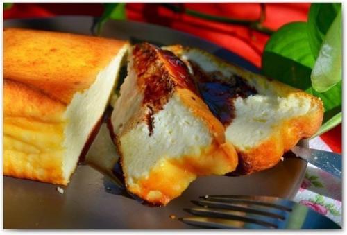 Творожная запеканка без муки.