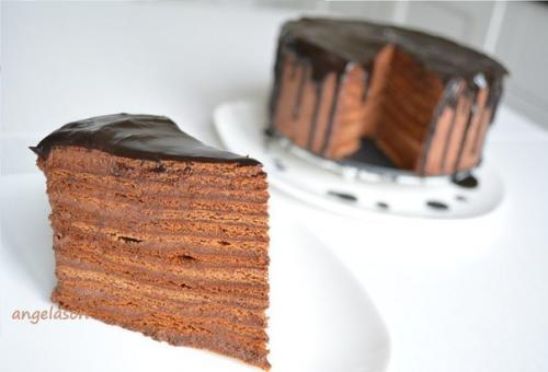 Потрясающе вкусный - шоколадный медовик? 02