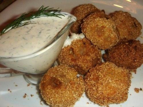 Закусочка из шампиньонов.