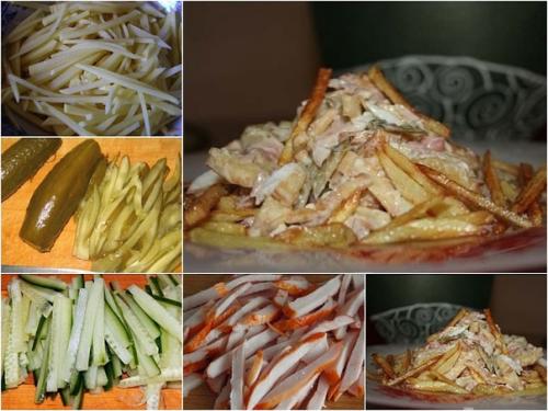 Салат анастасия. Очень вкусный и сытный салат из недорогих продуктов.