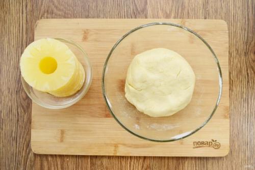 Слойки с ананасом. 03