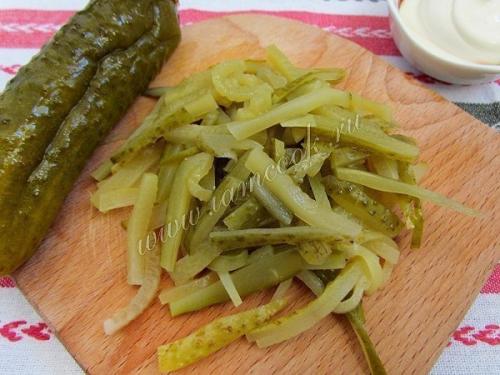 Салат из говяжьей печени. 06