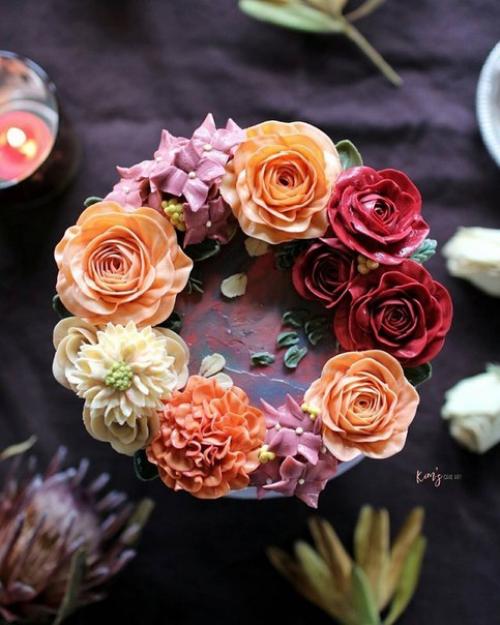 Вдохновляемся тортиками.  Автор: Kimscakeart. 02