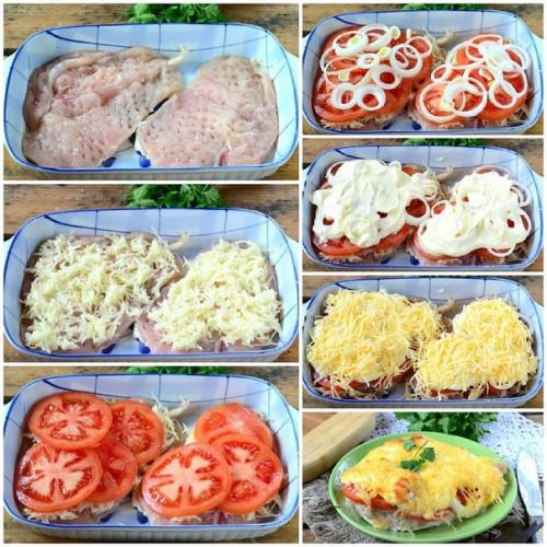 Курочка под сыром - очень вкусно.