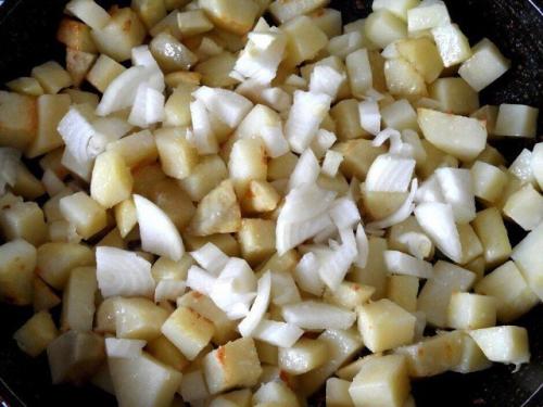 Вкусненькая картошечка с сыром на СКОВОРОДЕ. 01