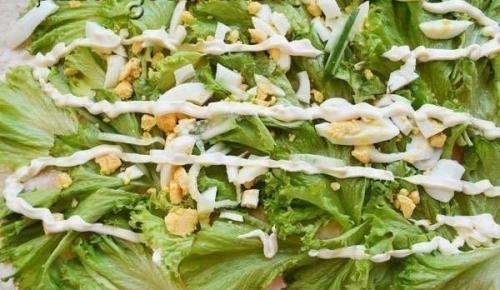 Рулет из лаваша с крабовыми палочками. 05