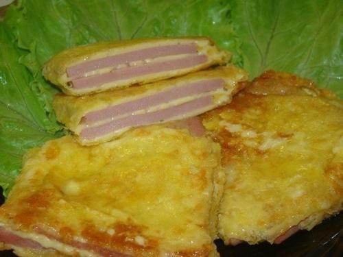 Шницель Цыганский.  Ингредиенты: