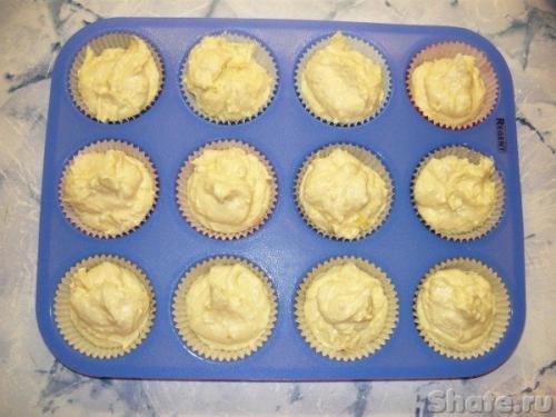Творожные кексы.  Ингредиенты: 07
