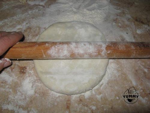 Лепешка с начинкой. 04