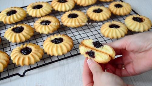 Печенье курабье. Ингредиенты (23 шт. или 500 г готового печенья: 01