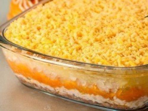 Салат Мимоза.  Вкус этого салата у меня с детством ассоциируется. 08