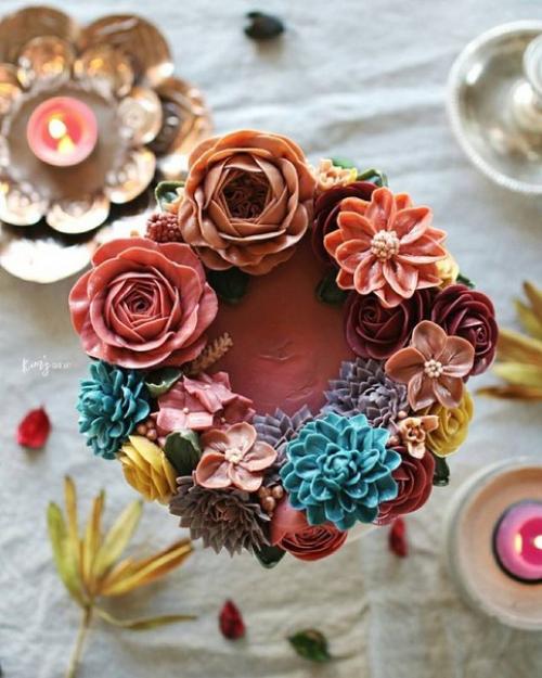 Вдохновляемся тортиками.  Автор: Kimscakeart. 03