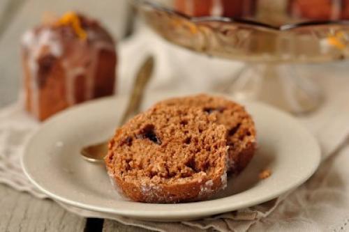 Шоколадный кулич.  Шоколадный кулич с мягкой и пушистой текстурой. 06