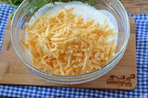 Сырные лепешки на кефире. 02