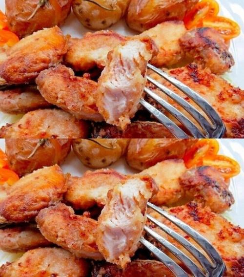Хрустящая курицa в пpяном маринаде.

