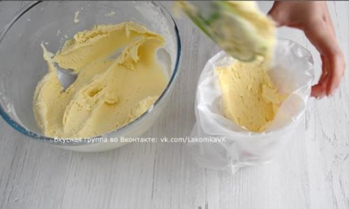 Печенье курабье. Ингредиенты (23 шт. или 500 г готового печенья: 02