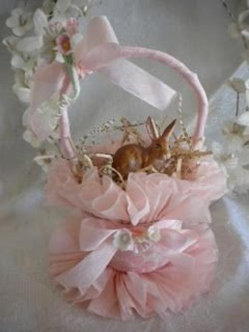 Какие красивые пасхальные корзинки. 03