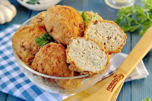 Котлеты во фритюре. Котлеты во фритюре.