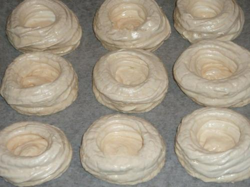 Белковые корзиночки с творожным кремом. 04