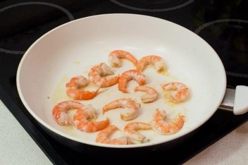 Салат с креветками. 04