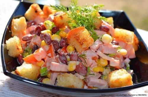 Топ - 8 самых вкусных салатов с ветчиной? 02