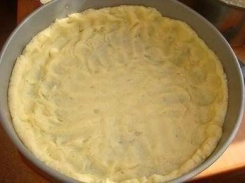Открытый мясной пирог с картофельным тестом. 02
