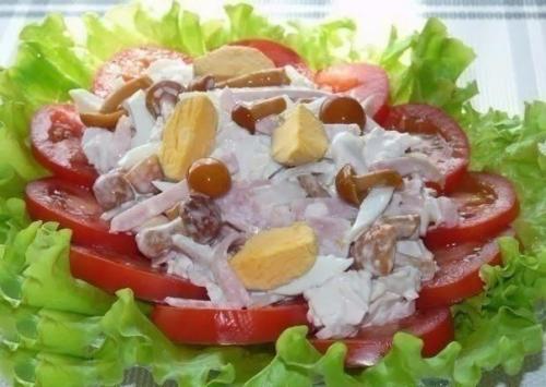 Топ - 8 самых вкусных салатов с ветчиной? 04