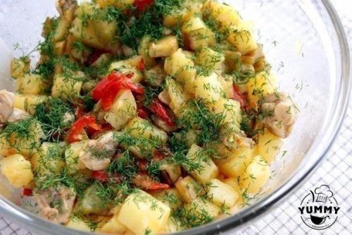 Ужин Ассорти.  Ингредиенты: 04